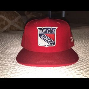 New York Rangers New Era fitted hat size 7 1/8